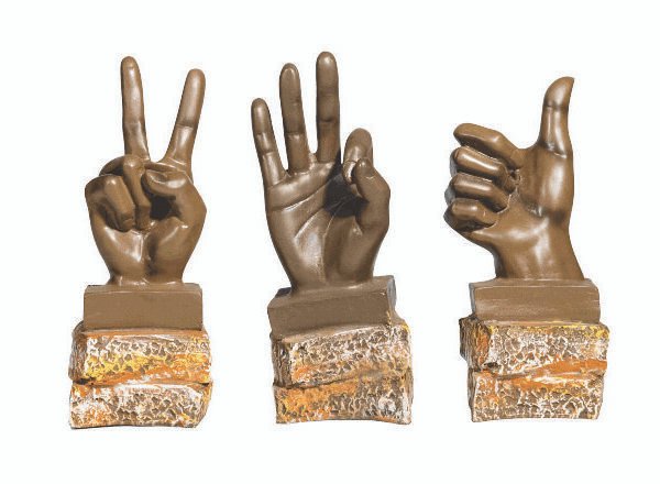 Hand Signs (Set of 3)