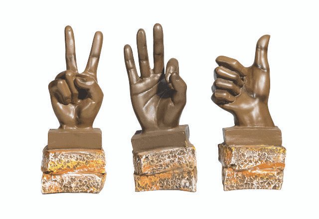 Hand Signs (Set of 3)