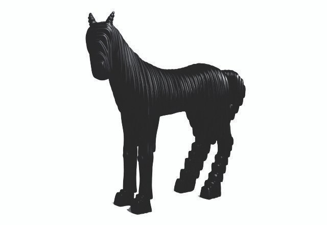 Second image of 3D Illusion Horse (Black)